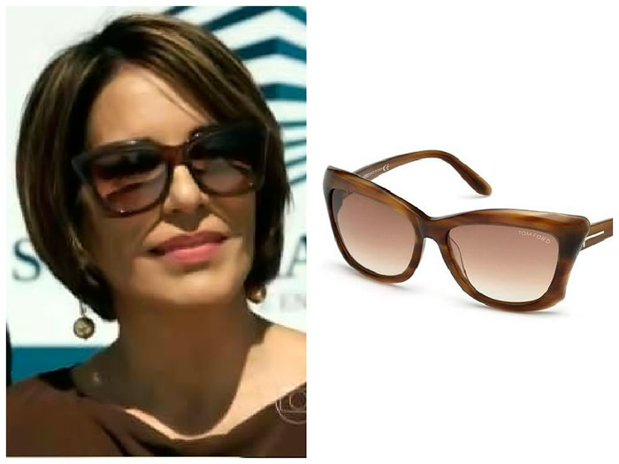  Em abril, o item mais requisitado foi o modelo de óculos de sol da Beatriz (Gloria Pires), de Babilônia: FT280 – 50F – Lana, da Tom Ford. Preço: R$ 1.410. Informações: (11) 3173-6980