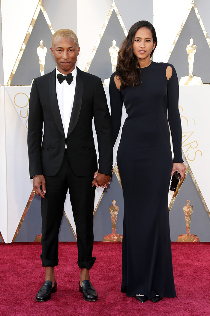 Oscar 2016: Pharrell Williams and Helen Lasichanh