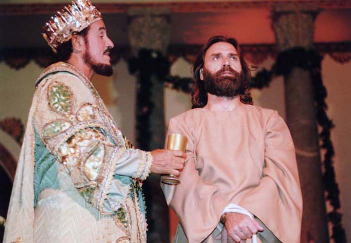 Herson Capri interpretou Jesus em Nova Jerusalém no ano de 1999