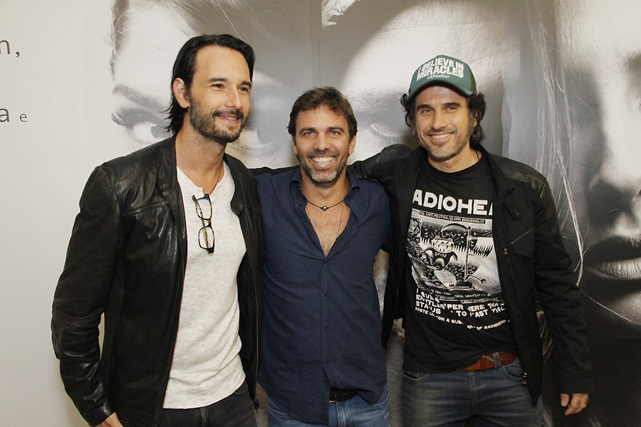 Rodrigo Santoro, Marcelo Faria e Eriberto Leão
