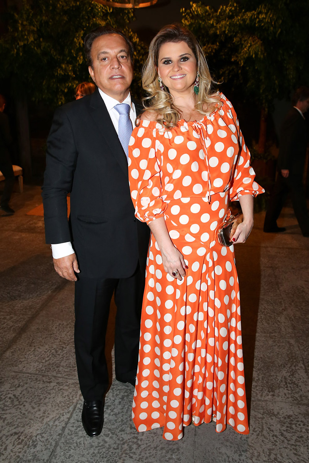 Claudio Pessutti e a esposa Helena Caio