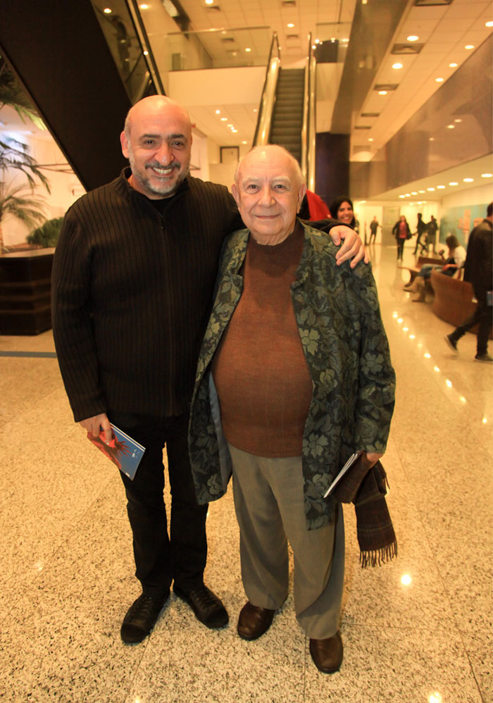 Sérgio Mamberti e o filho, Duda Mamberti