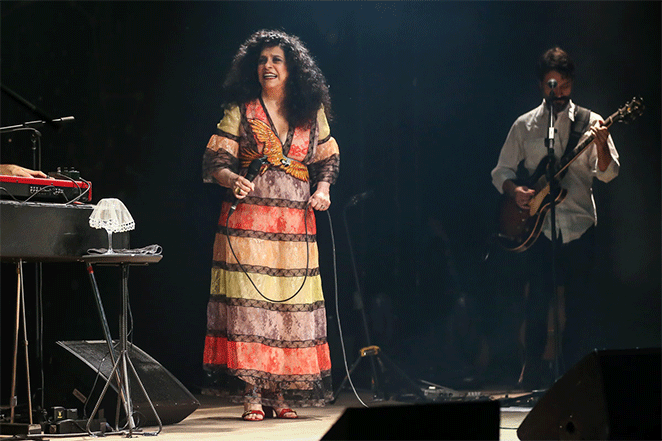 Gal Costa se apresenta em São Paulo para gravação de DVD