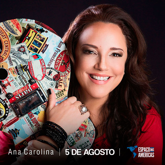 Ana Carolina apresentará sua turnê no Espaço das Américas