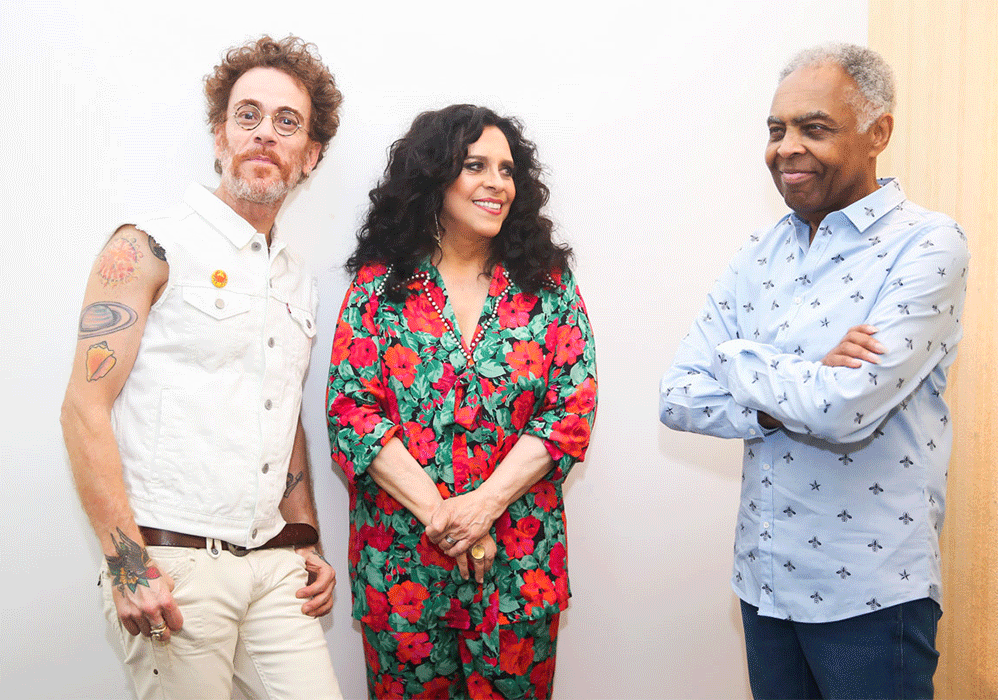 Nando Reis, Gal Costa e Gilberto Gil