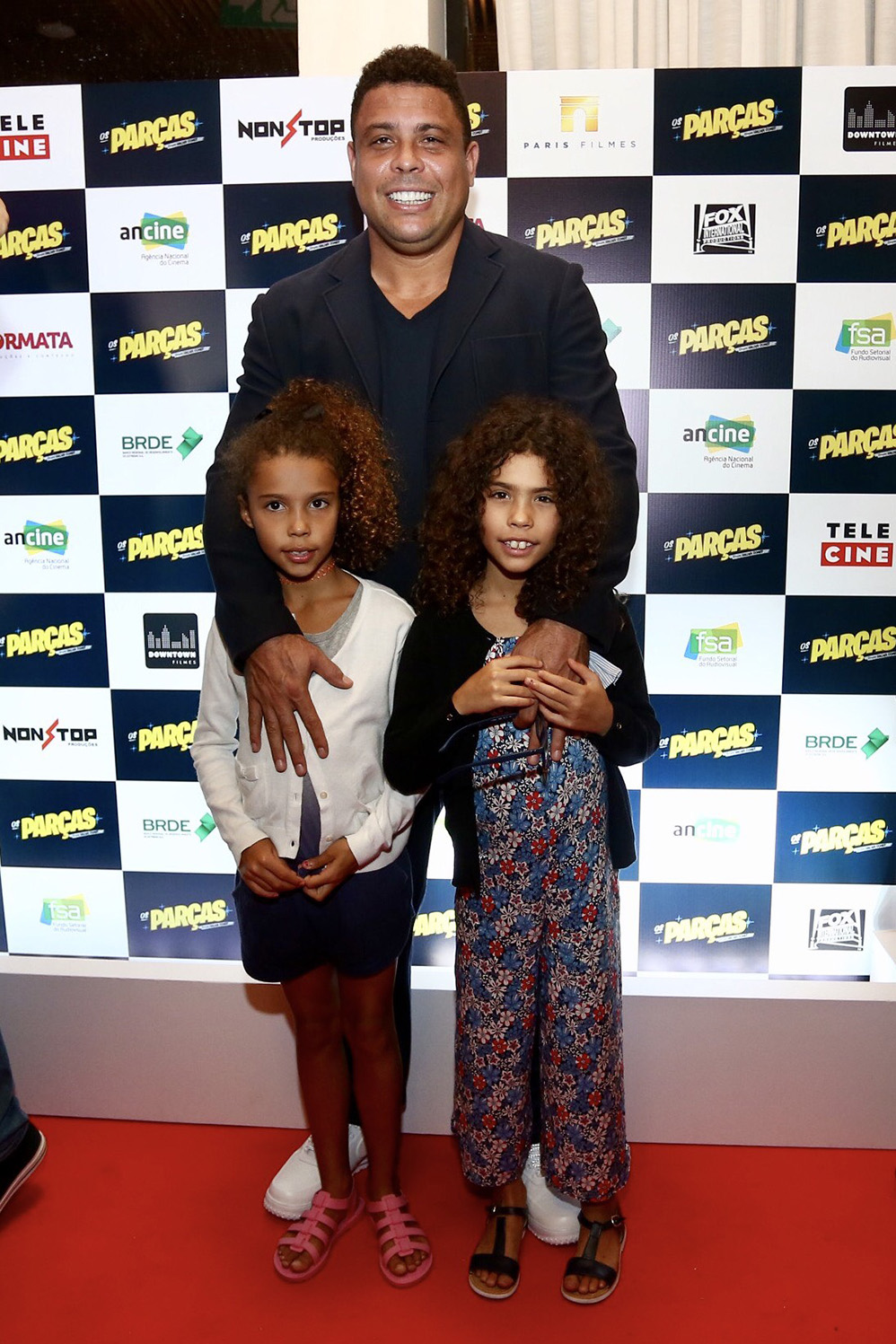Ronaldo e as filhas