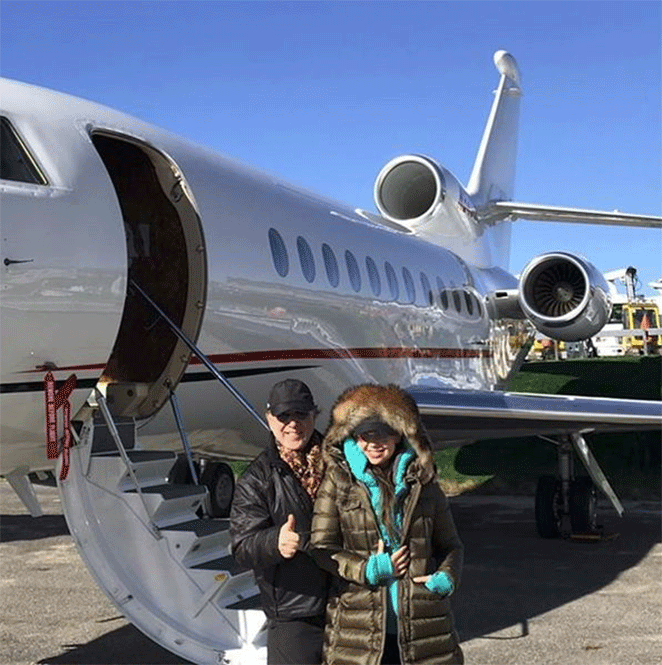 Marido de Thalía compra novo avião