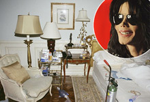 Polícia divulga fotos inéditas do quarto de Michael Jackson no dia de sua morte - 