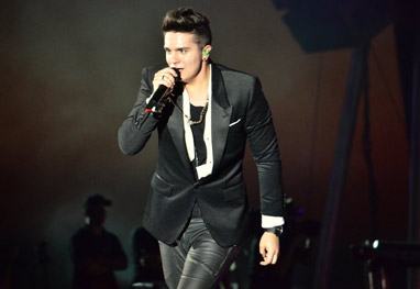 Luan Santana grava novo DVD em Itu, interior de SP - AgNews