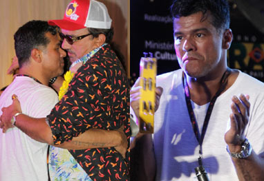 Maurício Mattar rouba a cena em shows de Falcão e Sandra de Sá, em Canela - Graça Paes/Photo Rio News