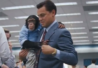 PETA reclama que Leonardo DiCaprio maltratou um chimpanzé - Reprodução