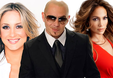 Claudia Leitte canta com Jennifer Lopez e Pitbull o hino oficial da Copa - Reprodução