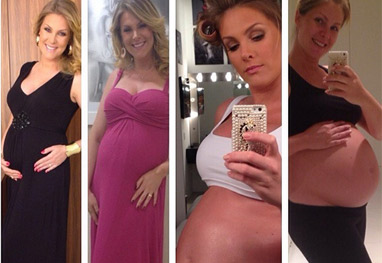 Ana Hickmann mostra as fases de sua gravidez - Reprodução Instagram