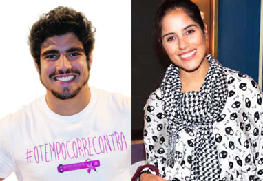 Caio Castro e Camila Camargo são flagrados juntos na noite do Rio - Reprodução