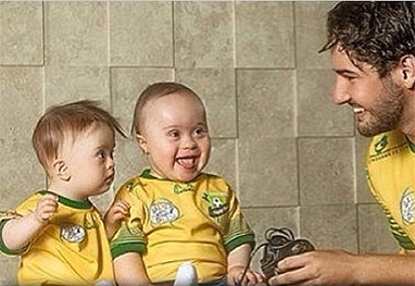 Alexandre Pato parabeniza portadores de Síndrome de Down, no Instagram - Reprodução/Instagram