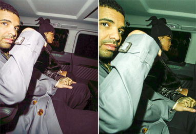 Rihanna e Drake são fotografados de mãos dadas - Grosby Group