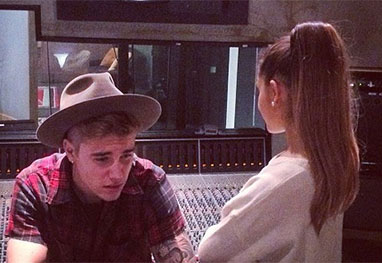 Justin Bieber e Ariana Grande gravam dueto - Getty images