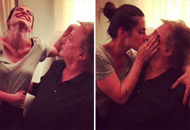 Cleo Pires paparica o pai, Fábio Jr. - Reprodução/Instagram