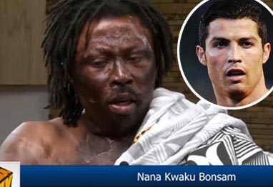 Feiticeiro africano diz ter feito macumba para Cristiano Ronaldo ficar fora da Copa - Fotomontagem