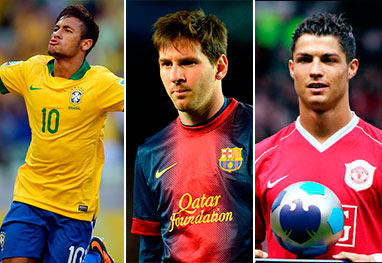 Neymar, Messi e Cristiano Ronaldo são os nomes mais falados desta Copa - Getty Images
