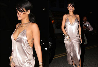 Rihanna quase mostra demais após deixar premiação nos Estados Unidos - Grosby Group