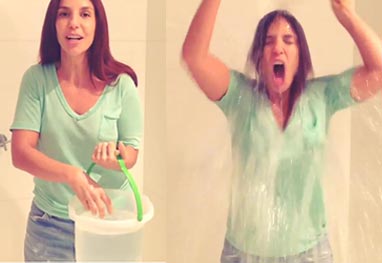 Ivete Sangalo entra em campanha e toma banho frio em prol de doença - Reprodução Instagram