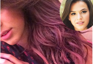 Bruna Marquezine pinta o cabelo de rosa para novo filme - Reprodução/Instagram