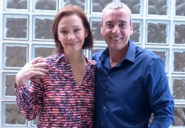 Na TV, Alexandre Borges e Júlia Lemmertz desmentem boatos de separação  - Encontro com Fátima Bernardes/TV Globo