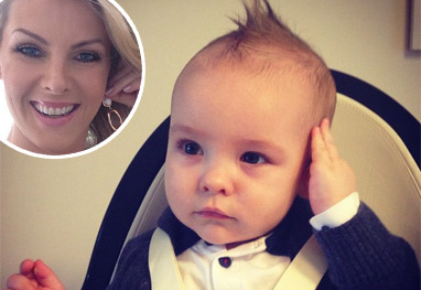 Ana Hickmann mostra o filho com penteado moicano no Instagram - Reprodução/Instagram