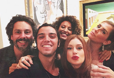 Deborah Secco, Marina Ruy Barbosa, Alexandre Nero e famosos se encontram em festinha - Reprodução/Instagram