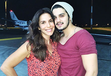 Luan Santana posa com Ivete Sangalo e se derrete - Instagram