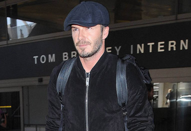 David Beckham chega todo estiloso a Los Angeles - Grosby Group