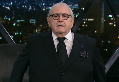 Jô Soares presta homenagem ao filho na abertura de seu programa - Reprodução/TV Globo