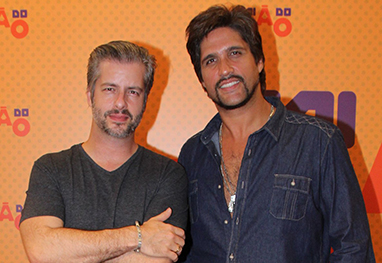 Victor e Léo e Marcio Vitor apresentam o Sai Do Chão, na Globo - AgNews