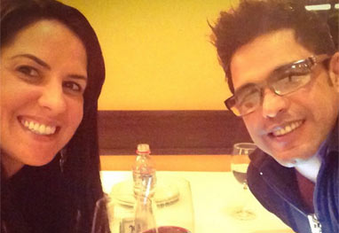 Zezé Di Camargo e Graciele Lacerda curtem jantar romântico - Reprodução/Instagram