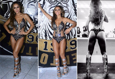 Sabrina Sato sensualiza com modelos exclusivos de sandália para o Carnaval  - Divulgação