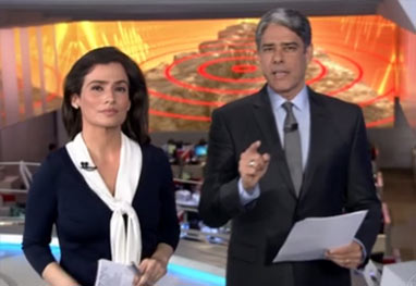 Jornal Nacional estreia novo cenário. Veja a grande novidade! - Reprodução/TV Globo