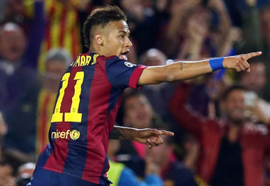 Vingança! Neymar marca gol sobre o goleiro alemão do eterno ‘7 a 1’ - Divulgação/Site Barcelona