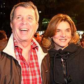 Daniel Filho e Márcia Couto