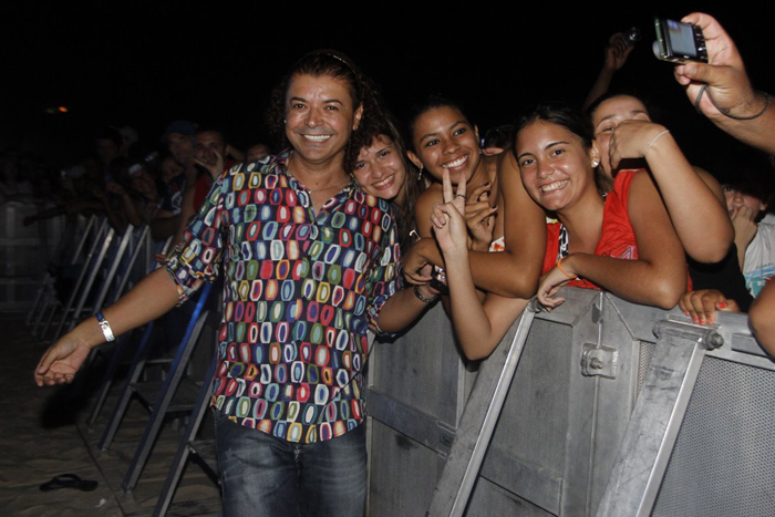 Show de Natal de Roberto Carlos na praia de Copacabana: David Brazil