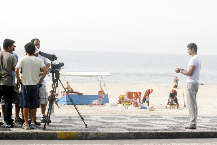 Jesus Luz grava clipe no Rio de Janeiro