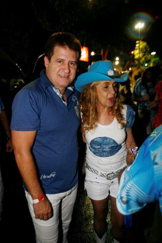 Marrone e Nalva Aguiar