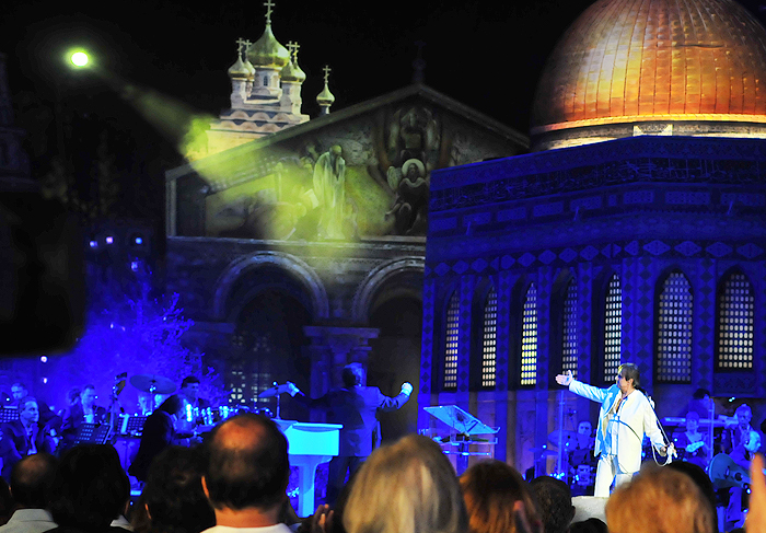 Show de Roberto Carlos, em Jerusalém