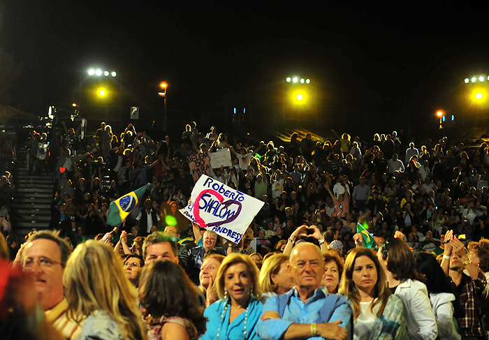 Show de Roberto Carlos, em Jerusalém