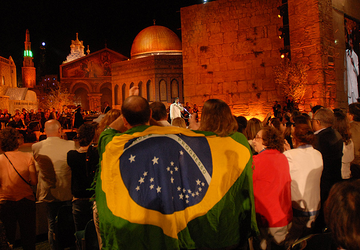 Show de Roberto Carlos, em Jerusalém