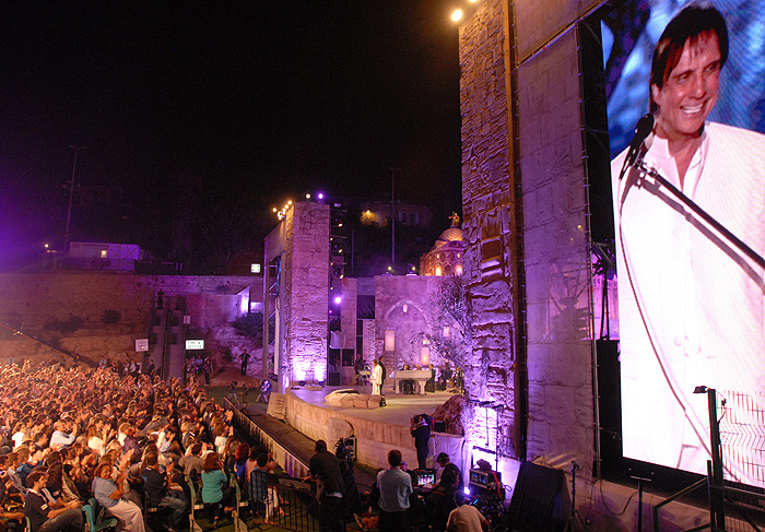 Show de Roberto Carlos, em Jerusalém