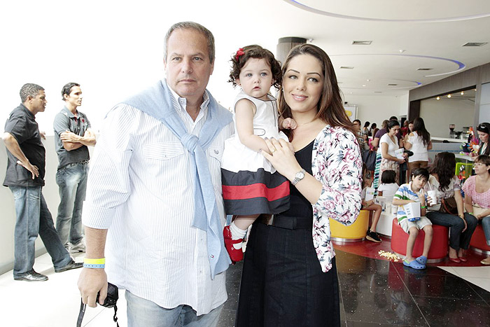 O papai também se juntou à família