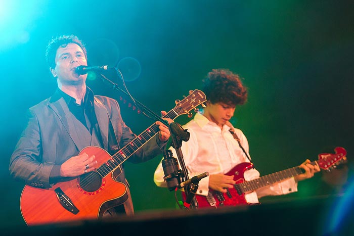 Frejat e seu filho Rafael