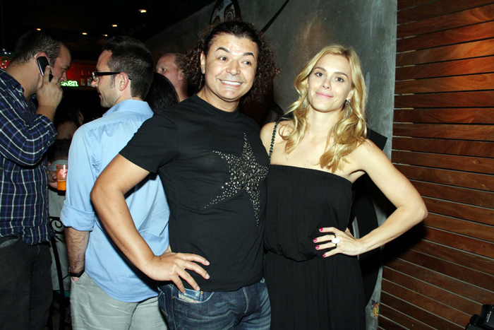 Carolina Dieckmann e David Brazil.