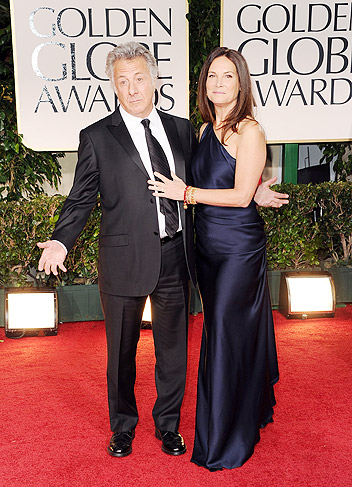 Dustin Hoffman e sua esposa